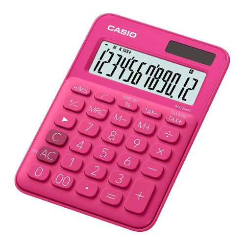 Casio Calcolatrice da tavolo MS SERIES Red MS 20UC RD