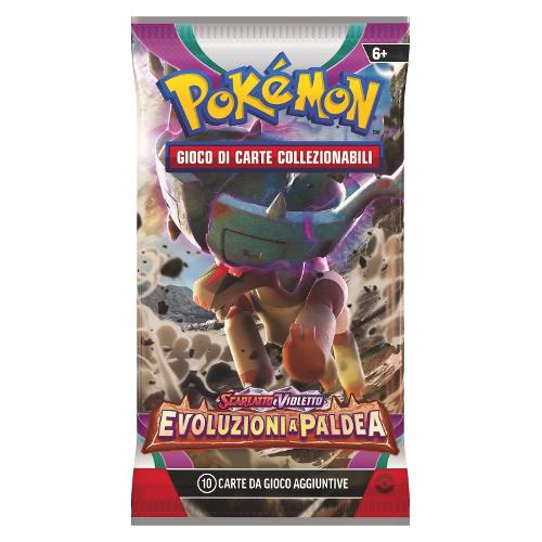 Gamevision Carte gioco Scarlatto Violetto Evoluzioni a Paldea 10 carte POKÉMON Assortito PK60331