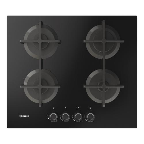 Indesit Piano cottura gas 4 zone ING 61T BK 1 Black (60cm) 869991698960