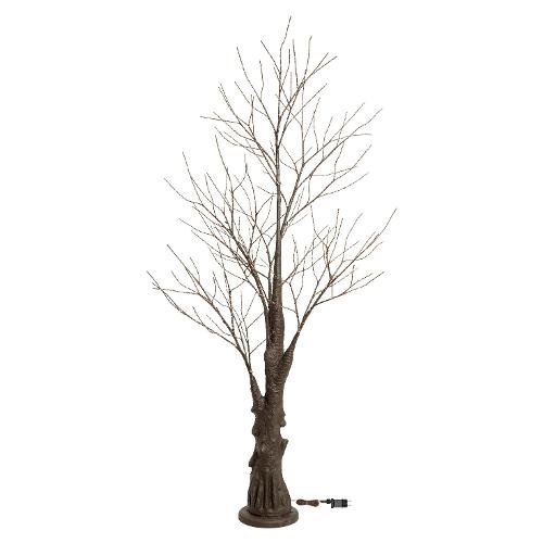 Lotti Albero luminoso 1 gioco di luce (210cm) 900 luci - MICROLED IP44 Marrone 63822