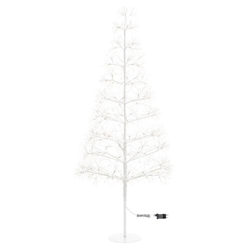 Lotti Albero di natale RICCO Bianco 77034 (8x180cm) 2100 luci - MICROLED
