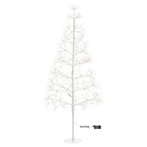 Lotti Albero di natale RICCO Bianco 77027 (115x230cm) 1500 luci - MICROLED