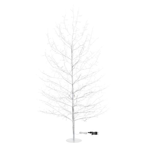 Lotti Albero di natale TIGLIO Bianco 75351 (105x170cm) 748 luci - MICROLED
