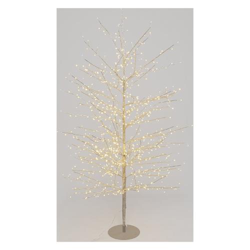 Lotti Albero di natale TIGLIO Champagne 76310 (105x170cm) 784 luci - MICROLED