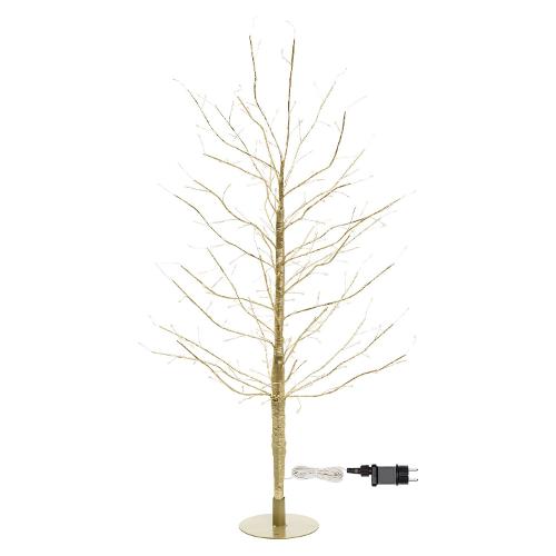 Lotti Albero di natale TIGLIO Champagne 77812 (50x90cm) 240 luci - MICROLED