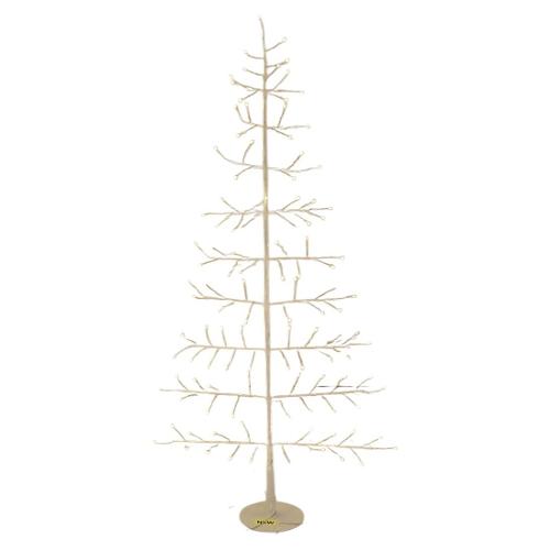 Lotti Albero di natale TIGLIO 2D Bianco 79939 (60x120cm) 114 luci - MICROLED