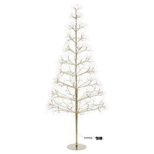 Lotti Albero luminoso 1 gioco di luce (80x180cm) RICH 1800 luci - MICROLED IP44 Champagne 77775