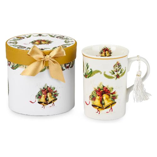 Fade Tazza natalizia BELLS Bianco multicolore 58641