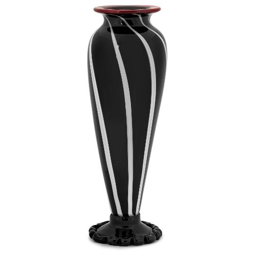 Fade Vaso Vetro (14x39cm) ZEBRA Nero 58883