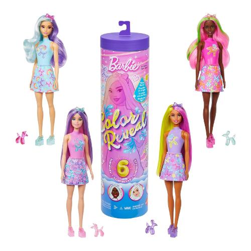 Mattel Bambola Color Reveal Serie Baloon Animals (30cm) BARBIE Assortito JFV58