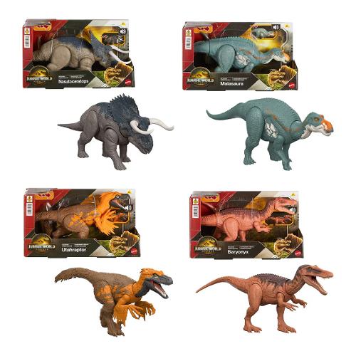 Mattel Dinosauro Ruggito Selvaggio (32cm) JURASSIC WORLD REBIRTH Assortito JGB87