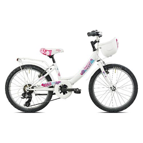 Esperia Mountain Bike acciaio ( 6 vel ) 20" BIMBA Bianca 259200D