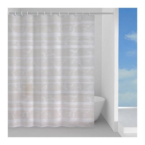 Gedy Tenda doccia in plastica INCANTO (120x200 cm) Grigio TVI 1352 1230