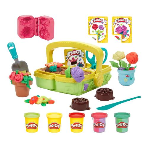 Hasbro Pasta modellabile playset Giardino fiorito 5 barattoli 57gr e accessori PLAY DOH G04925L0