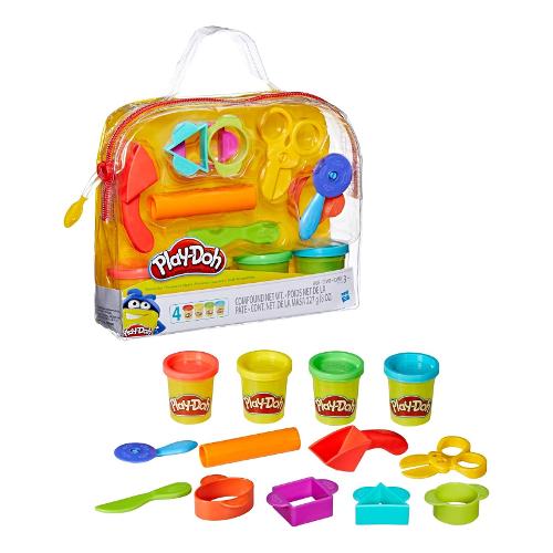 Hasbro Pasta modellabile Valigetta Starter set  4 barattoli 57gr e accessori PLAY DOH B11695L0
