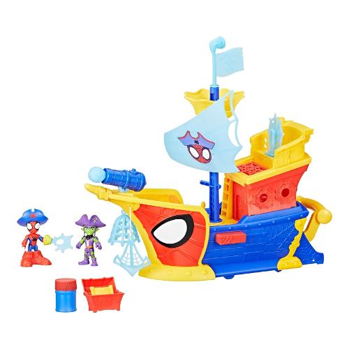 Hasbro Nave dei pirati con 2 personaggi MARVEL SPIDEY WATER-WEBS G06665L00