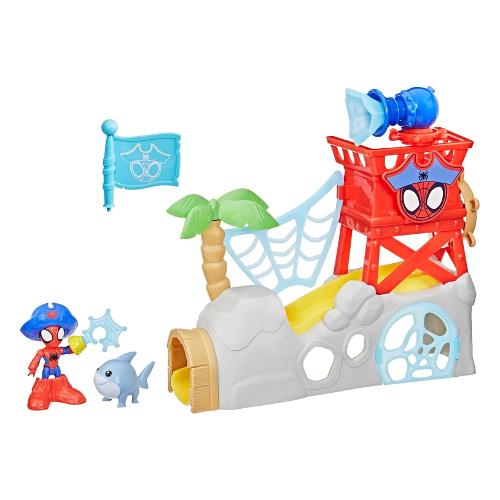Hasbro Isola dei pirati con personaggio MARVEL SPIDEY & AMAZING FRIENDS WATER-WEBS G06655L0
