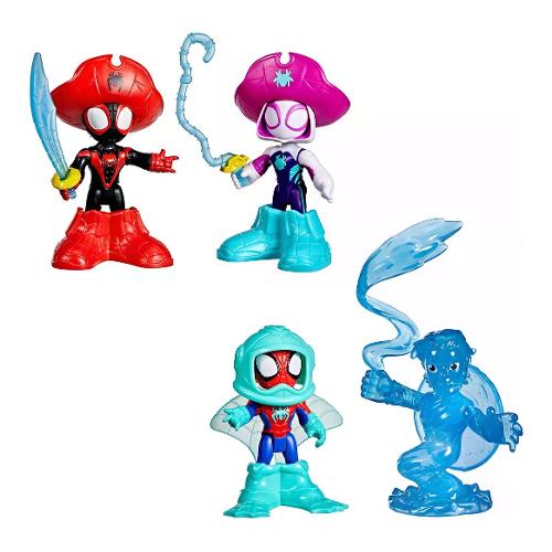 Hasbro Set personaggi con accessori 2 pz MARVEL SPIDEY & AMAZING FRIENDS WATER-WEBS Assortito G06625L0