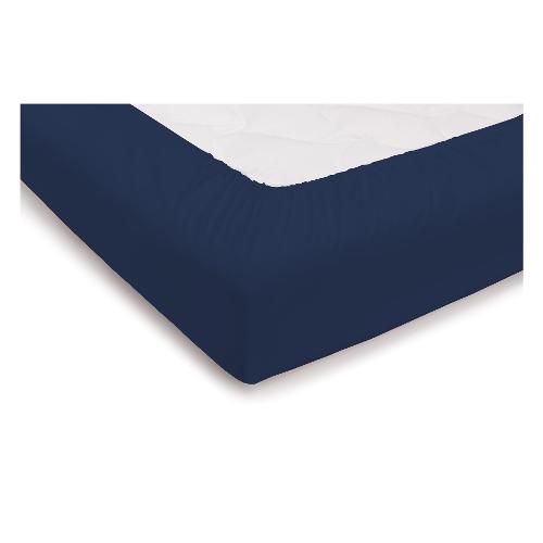 Savoltex Lenzuolo con angoli due piazze I COLORI DEL COTONE Blu notte