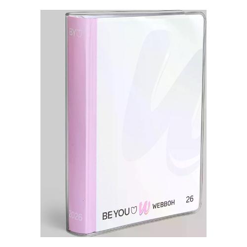 Beyou Diario scolastico Medium 2025/26 12m Set-Ago WEBBOH Rosa BE9AE000