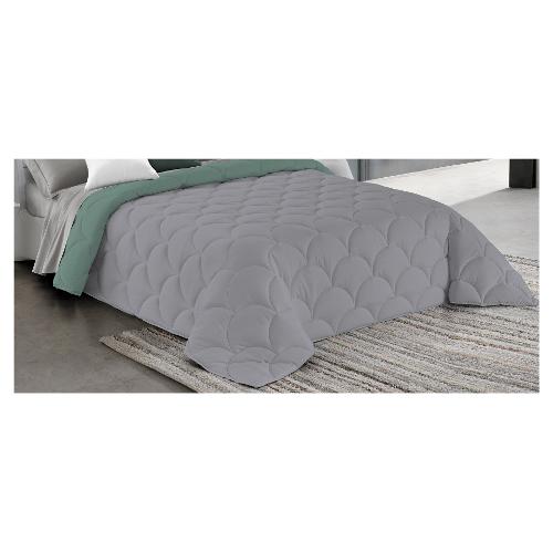 Savoltex Trapunta due piazze LA 30VENTISETTE BICOLOR Grigio e Verde