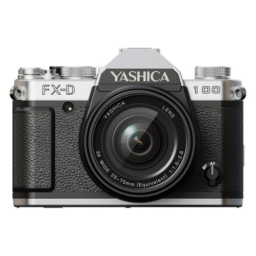 Yashica Fotocamera compatta 13Mpx FX D 100 Silver