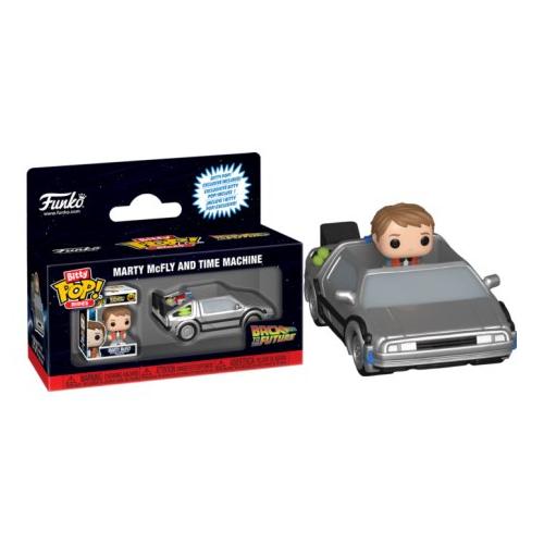 Funko POP BITTY Back To The Future Marty And Time Machine 85521