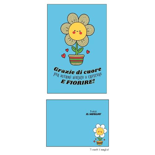 Marpimar Biglietto auguri compleanno (11,8x16,8cm) SMILE LOE124