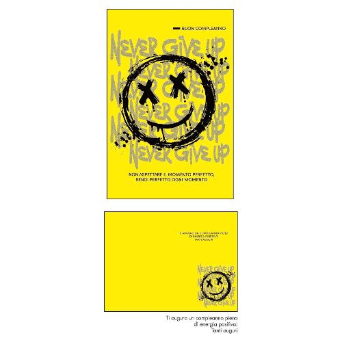Marpimar Biglietto auguri compleanno (11,8x16,8cm) SMILE LOE119
