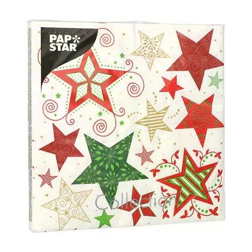 Pap Star Set tovaglioli monouso 20pz 3 Veli CHRISTMAS 88669