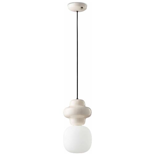 Ferroluce Sospensione COPACABANA Crema (17x152cm) C2681 CRM 1 luce - E14 - Max 28W