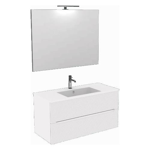 Legnox LINE 100 Bagno Bianco opaco (100cm)