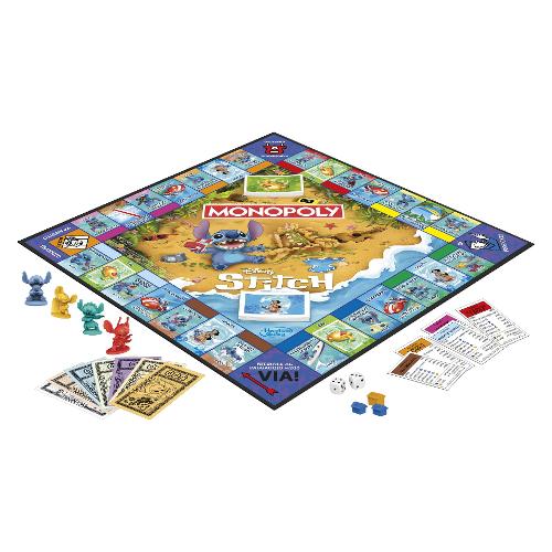 Hasbro Stitch gioco in Italiano MONOPOLY G0388103