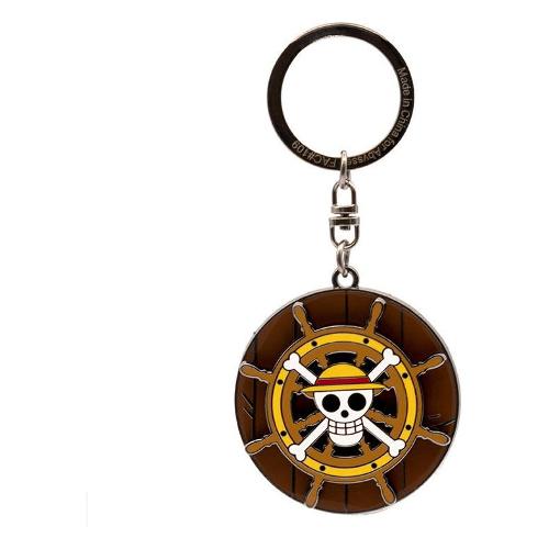 Abystyle Porta chiavi Thousand Sunny's Helm ONE PIECE Marrone e Giallo ABYKEY615
