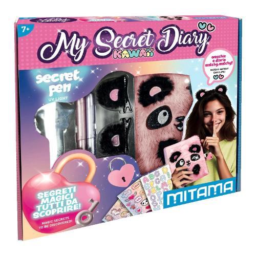 Mitama Diario segreti MY SECRET KAWAII set Panda con penna magica Rosa 63939