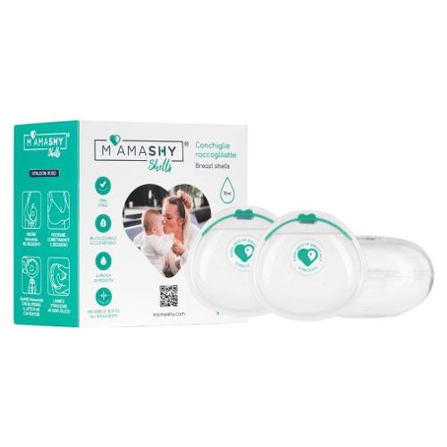 Mamashy Coppette seno raccoglilatte con custodia 2 pz MAMA SHELLS 0056
