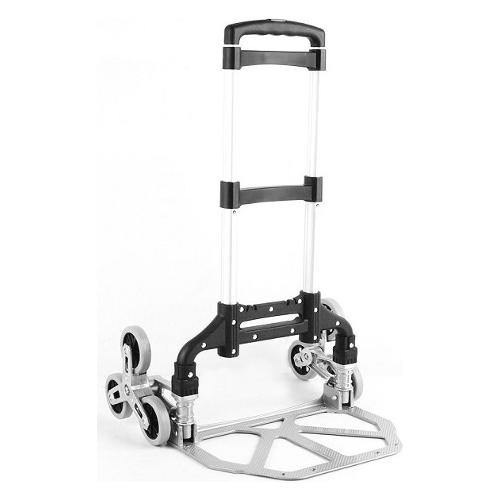 Berni Group Carrello portapacchi richiudibile tripla ruota Silver portata max 60 Kg