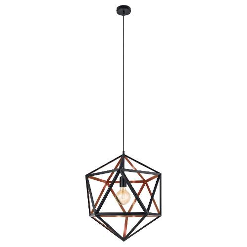 Eglo Sospensione EMBLETON 1 (46x150cm) 43349 1 luce - E27 - Max 60W