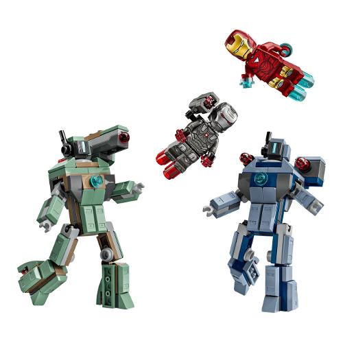 LEGO Iron Man e War Machine contro i droni di Hammer ( 204 pz ) MARVEL SUPER HEROES 7a+ 76320