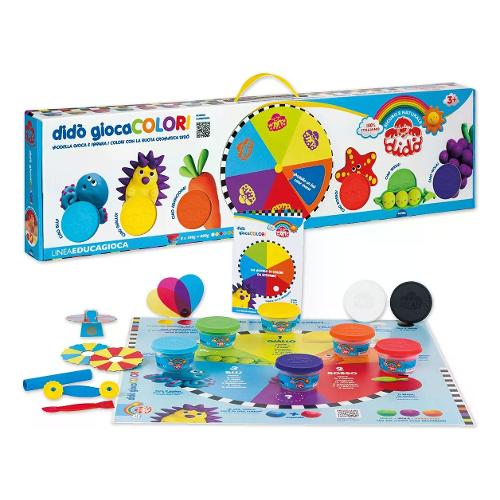 Fila Pasta modellabile Giocacolori Educagioca 8 barattoli 100gr e accessori DIDÒ F353400