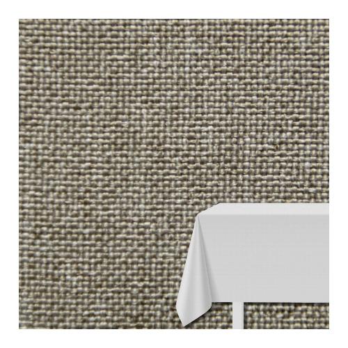 Tessitura Zambaiti Tovaglia DREY Antimacchia Tortora 09 (140x140cm)