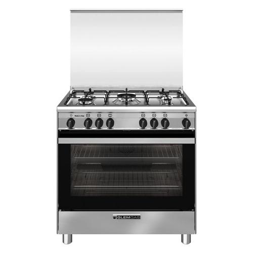 Glem Gas Cucina gas 5 zone Forno a Gas SPECIALISTA SA865VI Inox Classe A (80x60x85cm)
