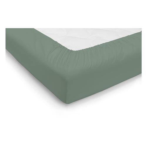 Tessitura Zambaiti Lenzuolo con angoli piazza e mezza JERSEY Verdone 88 0571003