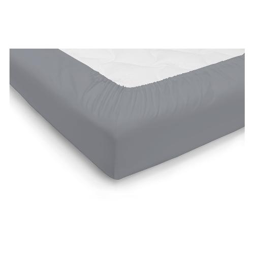 Tessitura Zambaiti Lenzuolo con angoli una piazza JERSEY Grigio 95 0571001