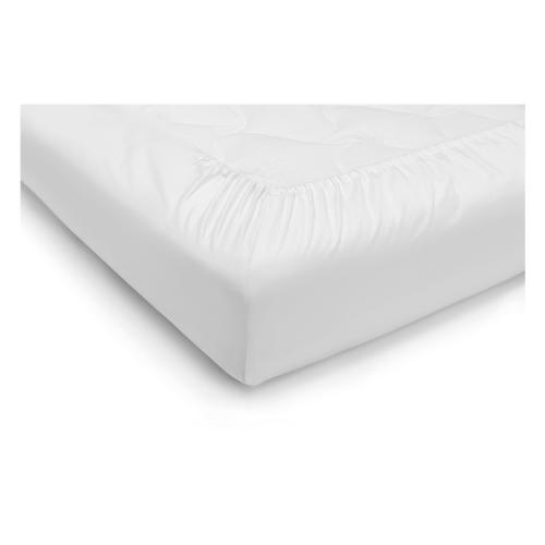 Tessitura Zambaiti Lenzuolo con angoli piazza e mezza JERSEY Bianco 01 0571003
