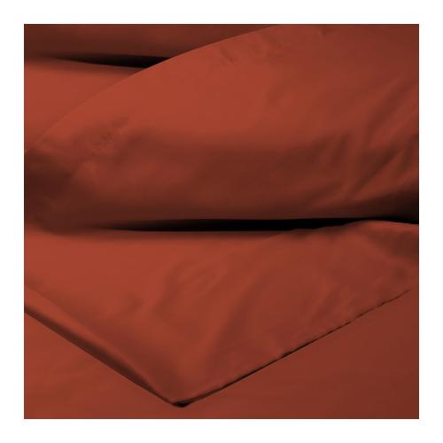 Tessitura Zambaiti Lenzuolo con angoli due piazze BRIGHT Mattone 26