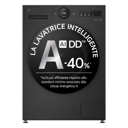 Lg Lavatrice 13 Kg SERIE X7 F4X7013TBB Next AI DD Black classe A 1400giri/min (60x61,5x85cm)