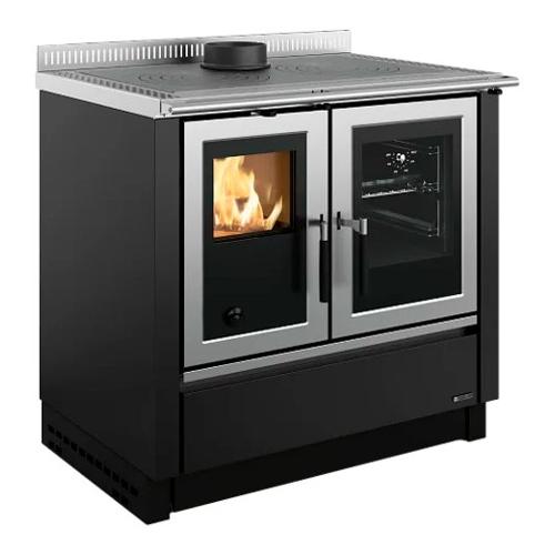 Nordica Cucina legna 8,3kW VENEZIA VST Antracite 5 stelle (90x60x85cm)