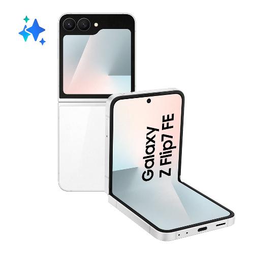 Samsung Smartphone 6,7" GALAXY AI Z FLIP7 FE 5G White ( 128GB Ram 8GB 4000mAh ) SM F761BZWGEUE