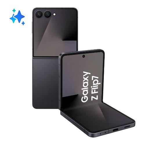 Samsung Smartphone 6,9" GALAXY AI Z FLIP7 5G Jet black ( 256GB Ram 12GB 4300mAh ) SM F766BZKGEUE